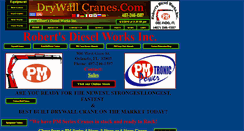 Desktop Screenshot of drywallcranes.com